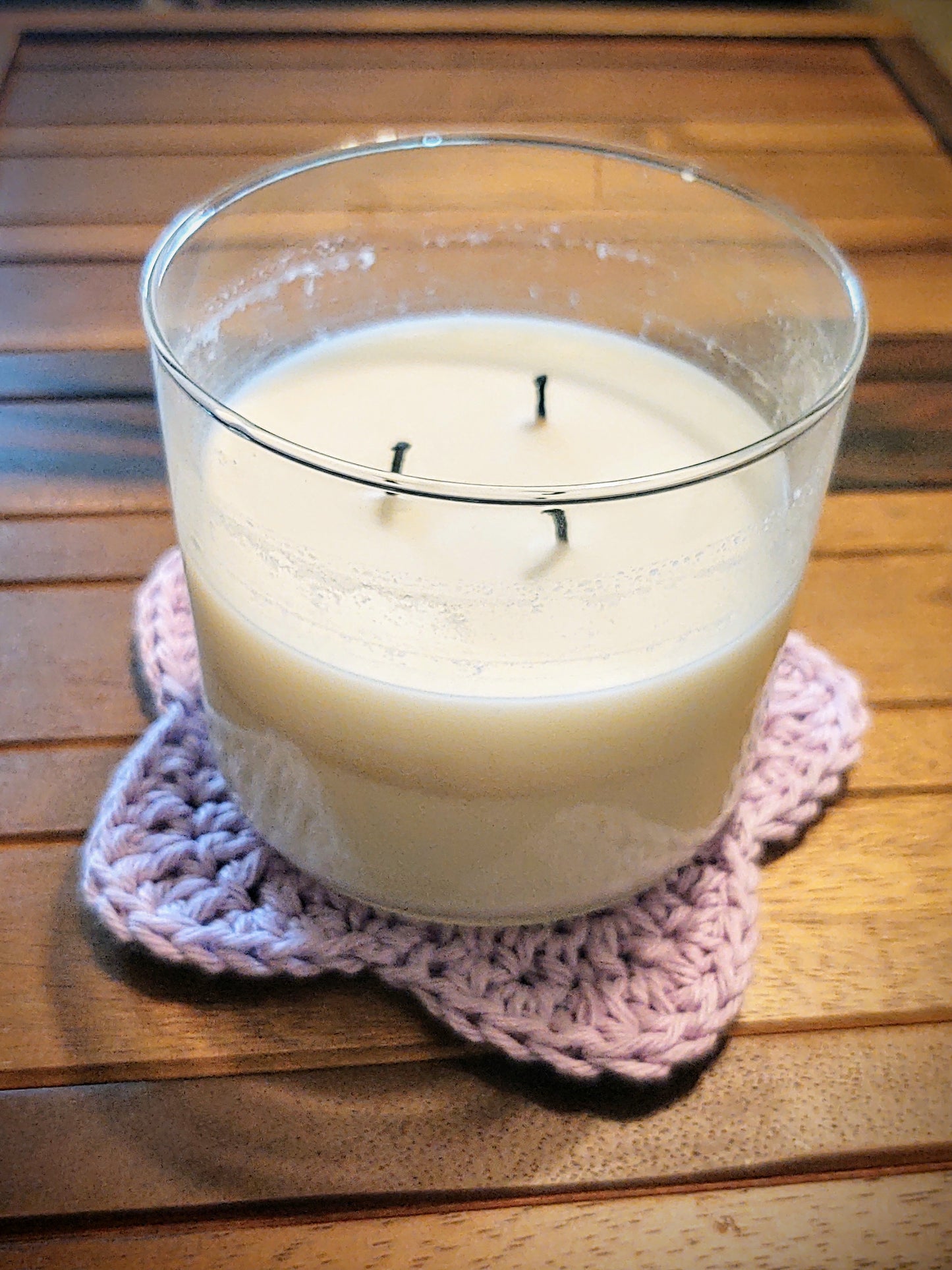 5-petal Flower Candle Coasters